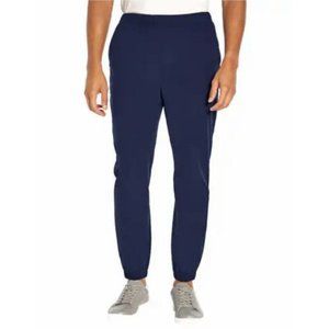 NWT Banana Republic Men's 4 Way Stretch Nylon Jogger Blue Size M $50 DD062
